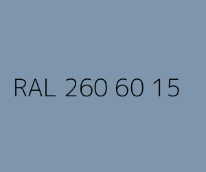 Colour RAL 260 60 15 NORDLAND BLUE