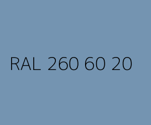 Colour RAL 260 60 20 CRANBERRY BLUE