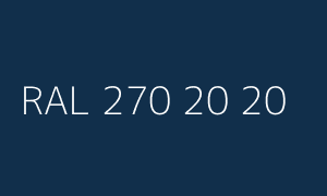 Colour RAL 270 20 20