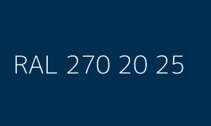 Colour RAL 270 20 25