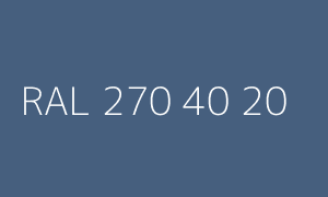 Colour RAL 270 40 20