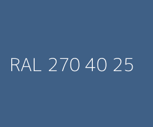 Colour RAL 270 40 25 FUNCTIONAL BLUE