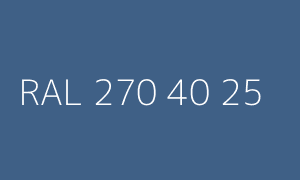 Colour RAL 270 40 25
