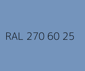 Colour RAL 270 60 25 DELPHINIUM BLUE