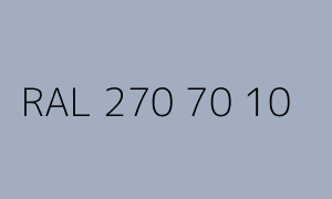 Colour RAL 270 70 10