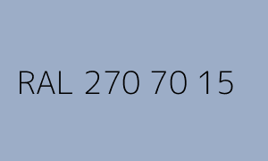 Colour RAL 270 70 15