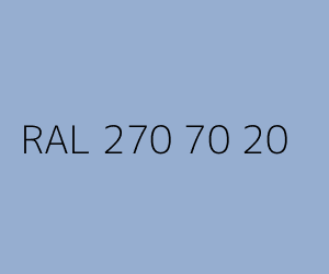 Colour RAL 270 70 20 ANGEL BLUE