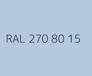 Colour RAL 270 80 15 RETINA SOFT BLUE