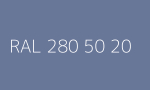 Colour RAL 280 50 20