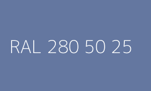 Colour RAL 280 50 25