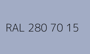 Colour RAL 280 70 15