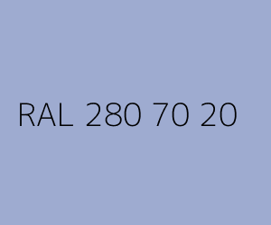 Colour RAL 280 70 20 LILAC SCENT SOFT BLUE