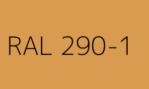 Colour RAL 290-1