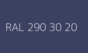 Colour RAL 290 30 20
