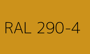 Colour RAL 290-4