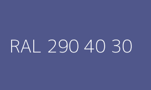 Colour RAL 290 40 30