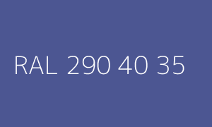 Colour RAL 290 40 35