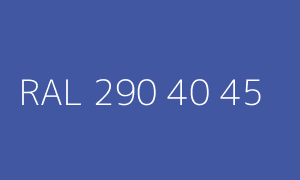 Colour RAL 290 40 45