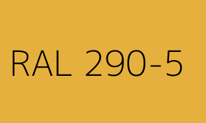 Colour RAL 290-5