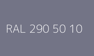 Colour RAL 290 50 10