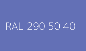 Colour RAL 290 50 40
