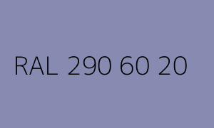 Colour RAL 290 60 20