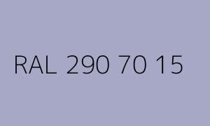 Colour RAL 290 70 15