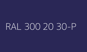 Colour RAL 300 20 30-P