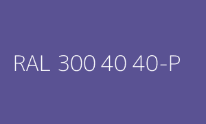 Colour RAL 300 40 40-P