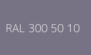 Colour RAL 300 50 10