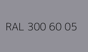 Colour RAL 300 60 05
