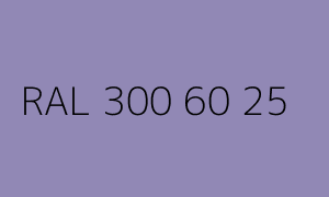 Colour RAL 300 60 25