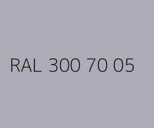 Colour RAL 300 70 05 VELVET GREY