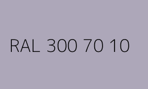 Colour RAL 300 70 10