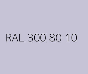 Colour RAL 300 80 10 PALE VOILET