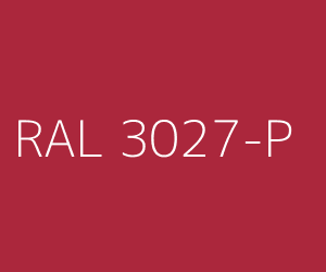 Colour RAL 3027-P RASPBERRY RED