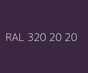 Colour RAL 320 20 20 AUBERGINE MAUVE