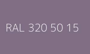 Colour RAL 320 50 15