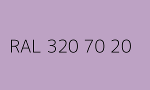 Colour RAL 320 70 20