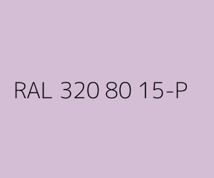 Colour RAL 320 80 15-P 