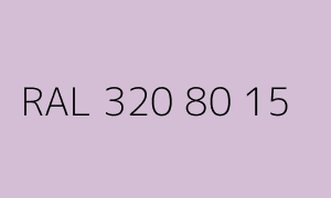 Colour RAL 320 80 15