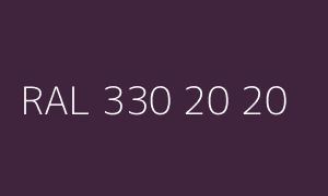 Colour RAL 330 20 20
