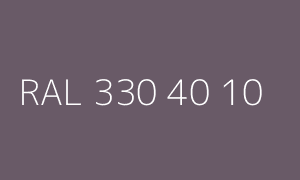 Colour RAL 330 40 10