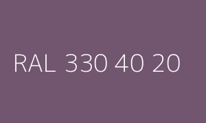Colour RAL 330 40 20