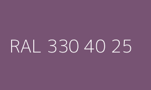 Colour RAL 330 40 25