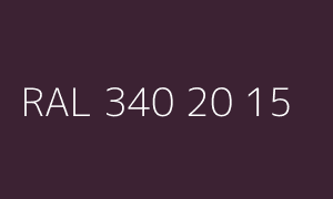 Colour RAL 340 20 15