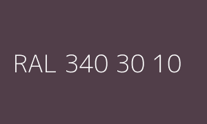 Colour RAL 340 30 10