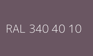 Colour RAL 340 40 10