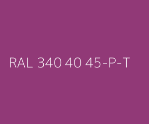 Colour RAL 340 40 45-P-T 