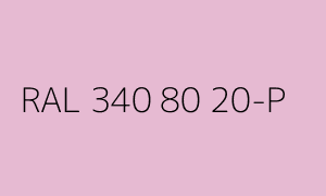 Colour RAL 340 80 20-P